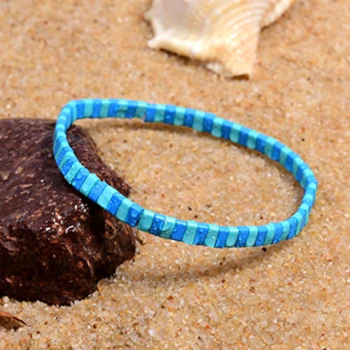 MOON GIRL Colorful Miyuki Bracelets for Women Trendy Charm Wrap Tila